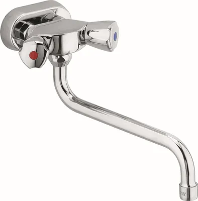 Produktbild von Kludi STANDARD Spezial Spültisch-Wandarmatur 45 mm Stichmaß, chrom
