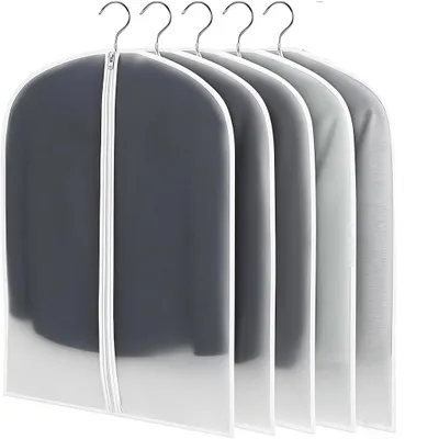 Produktbild von Kleidersack 5er Kleidersack Staubschutz für Kleidung, 60x100 cm mit Reißverschluss