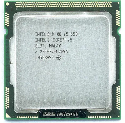Zdjęcie produktu dla Intel Core i5-650, Intel® Core™ i5, LGA 1156 (Socket H), 32 nm, Pudełko, Intel, i5-650