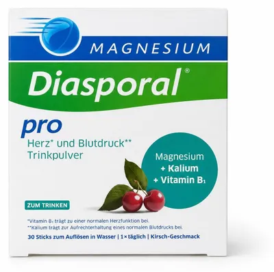 Immagine prodotto di Magnesium-Diasporal Pro per il cuore e la pressione arteriosa, polvere solubile, 30 bustine