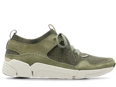 Zdjęcie produktu dla Męskie lekkie buty Clarks Tri Active Up w kolorze oliwkowym 40