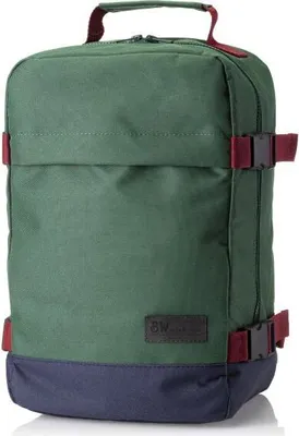Produktbild von BAMBINIWELT RUCKSACK Handgepäck Reisetasche Boardgepäck Bordcase Kabinenkoffer Reiserucksac 40x20x25 40x30x20 Ryanair Wizzair (groß, grün-blau, 40x30x25)