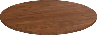 Obrázek produktu pro The Living Store Kulatá deska stolu tmavě hnědá Ø70x1,5 cm Ošetřené dubové dřevo
