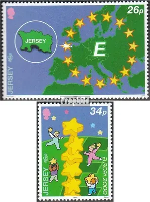 Produktbild von Briefmarken GB - Jersey 2000 Mi 922-923 (kompl.Ausg.) postfrisch Europa