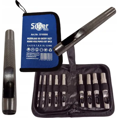 Obrázek produktu pro Děrovač kůže 3-12 mm 9ks.