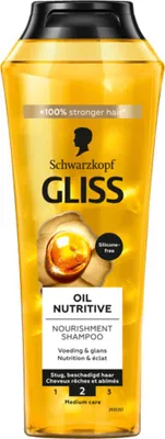 Produktbild von Gliss Shampoo – Oil Nutritive – Für nährendes und seidiges Haar – 250 ml - 1 Stück