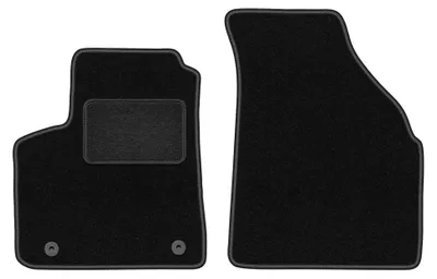 Immagine prodotto di Tappetini anteriori in moquette per Daewoo Tacuma 2000-2011 (monovolume) – 2 pezzi, neri, su misura – Wielganizator LUX