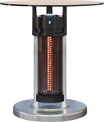 Produktbild von YUNA | Glas Tisch Heiz Strahler | Ø 50 cm | 1200W | Infrarot / Elektro | 1 Heizstufe | Heiztisch, Tisch mit Heizung, Beheizter Tisch