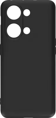Produktbild von Soft Touch Hülle Silikon OnePlus Nord 3 5G, matte Rückseite, Schwarz