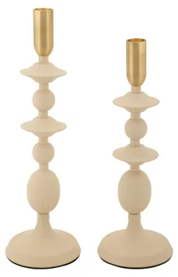 Produktbild von Kerzenhalter GEMINI aus Metall, H. 29 cm und 33 cm