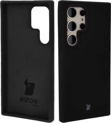 Produktbild von Bizon Soft Case für Galaxy S24 Ultra, Schwarz