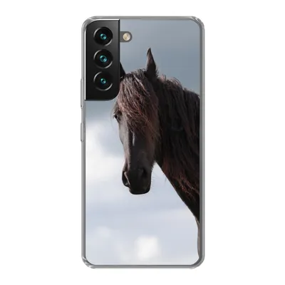 Produktbild von MuchoWow® Handyhülle Schutzhülle Hülle für Samsung Galaxy S22 Pferde - Himmel - Porträt Silikon Softcase Handy Hülle - Mobiltelefonhülle