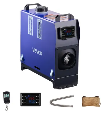 Obrázek produktu pro VEVOR naftový ohřívač vzduchu 8 kW DC 12 V/24 V přenosný parkovací ohřívač s dálkovým ovládáním a LCD displejem, nízká hlučnost, 5 l palivová nádrž pro nákladní automobily SUV obytné vozy