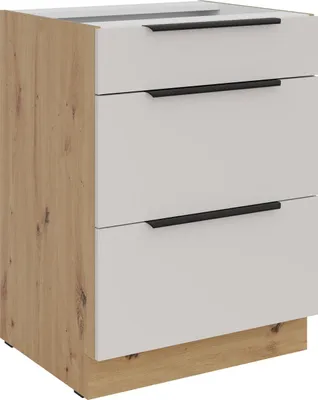 Produktbild von Unterschrank Solea Cashmere 60 D 3S BB