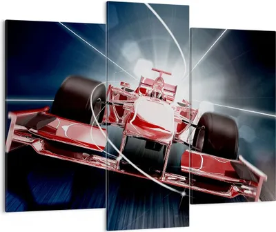 Produktbild von Bild auf Leinwand - Leinwandbild - Formel Geschwindigkeit Motor - 130x100cm - Wand Bild - Wanddeko - Leinwanddruck - Bilder - Kunstdruck - Wanddekoration - Leinwand bilder - Wandkunst - CB130x100-2677