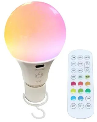 Immagine prodotto di Lampada a LED resistente all'umidità con telecomando (E27) (telecomando grande)