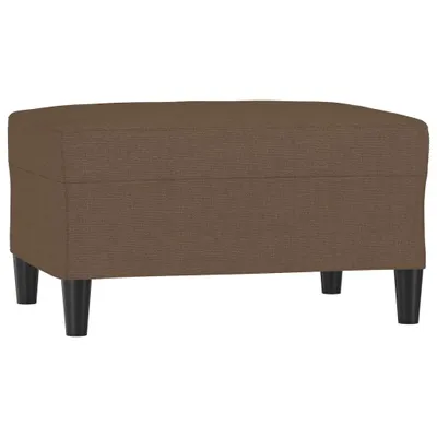 Image de Repose-pied Marron 70x55x41 cm Tissu