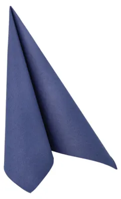 Produktbild von Papstar Servietten "ROYAL Collection" 1/4-Falz 40 x 40 cm dunkelblau 5 x 50 Stück