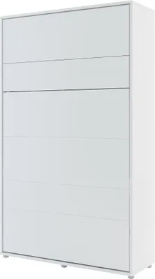 Produktbild von Mirjan24 Wandklappbett Bed-Concept BC-02 120x200 Vertical, Stilvoll Funktionsbett, Modernes Schrankbett (Farbe: Weiß Matt)