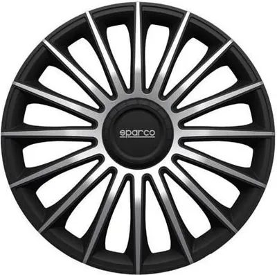 Produktbild von SPARCO 4er Pack Treviso 16 '' Borte - Schwarz und Silbergrau