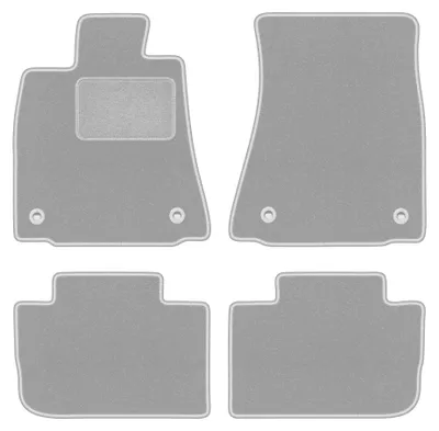 Immagine prodotto di Tappetini in moquette per Lexus IS III dal 2013 (berlina) – set 4 pezzi, grigi, su misura – Wielganizator OSLO