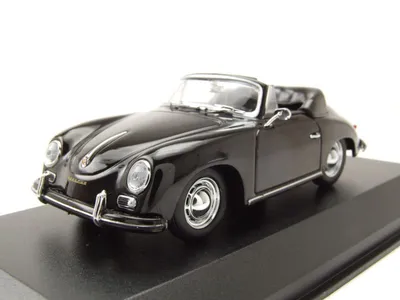 Produktbild von Porsche 356 A Cabrio 1956 schwarz Modellauto 1:43 Maxichamps