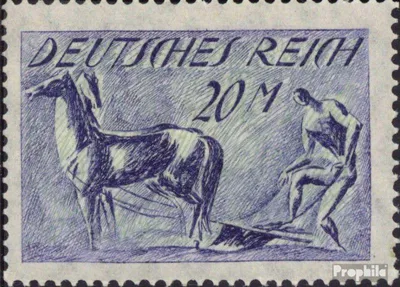 Produktbild von Briefmarken Deutsches Reich 1921 Mi 176a  gestempelt Ziffernzeichnung