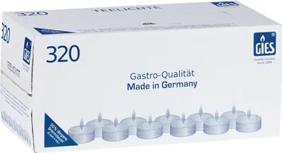 Zdjęcie produktu dla Podgrzewacze do herbaty Gastro Premium 320 sztuk