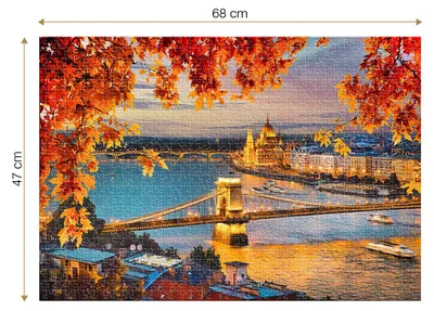Produktbild von Roovi Puzzle Budapest Ungarn - 1000 Teile Jigsaw Puzzle