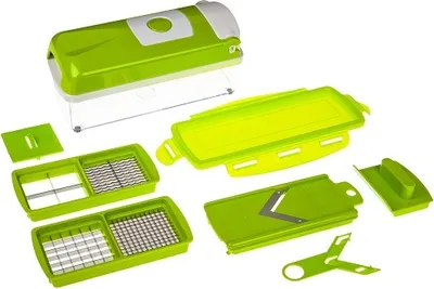 Produktbild von Genius Nicer Dicer Smart 7-częściowa krajalnica uniwersalna zielona