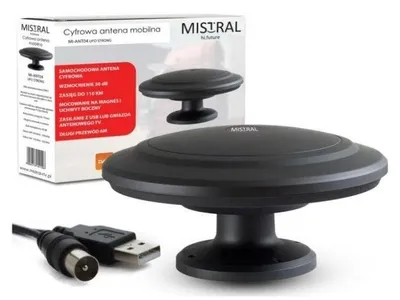 Obrázek produktu pro Anténa MISTRAL MI-ANT04 pro karavany, černá