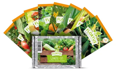 Produktbild von Gemüse-Set (8 Sorten) | Gemüsesamen-Sets von FLORTUS