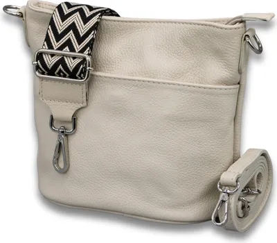 Produktbild von Adel Bags Lina Schultertasche Leder, Umhängetasche für Damen, Beige