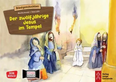 Immagine prodotto di Der zwölfjährige Jesus im Tempel. Kamishibai Bildkartenset.