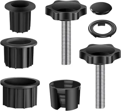 Produktbild von 8-teiliges Set mit Reduzierringen für Sonnenschirmständer, Adapter für Sonnenschirmständer, Reduzierstücke für Balkon- und Gartenschirme