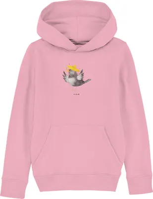 Produktbild von Mr. & Mrs. Panda Kinderpullover Rabe Sombrero 12-14 Jahre (152/164) - Baumwolle Pink - Geschenk, Elster, Pullover, Spruch Positiv, Hoodie, Lustige Sprüche, Motivation, Vögel
