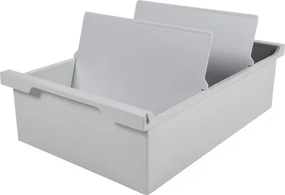 Produktbild von Exacompta 52340D Karteikassette A5 - Lichtgrau
