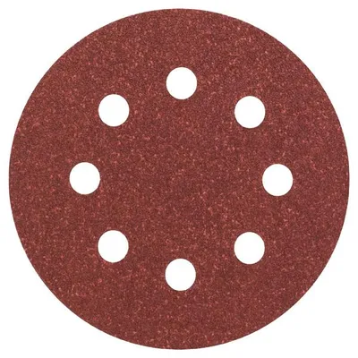 Produktbild von Schleifblatt C430, 115 mm, 80, 8 Löcher, Klett, 5er-Pack