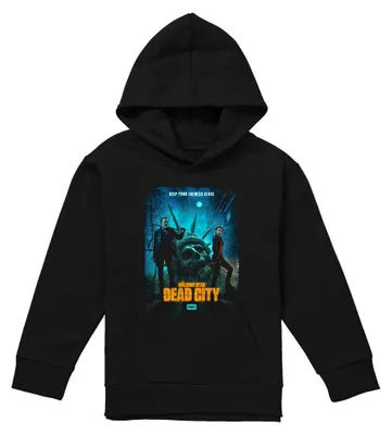 Image de The Walking Dead - Sweat à capuche « Dead City » pour enfants TV32040 (116) (noir)