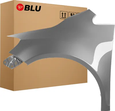 Zdjęcie produktu dla BLU Błotnik pasujący do VW Volkswagen Golf V+ / Golf 5 PLUS LA7Y Lewy Szary ZinnGrau | 2005-2009 | Przedni Przód | Lakierowany | Gotowy do montażu  | Stal