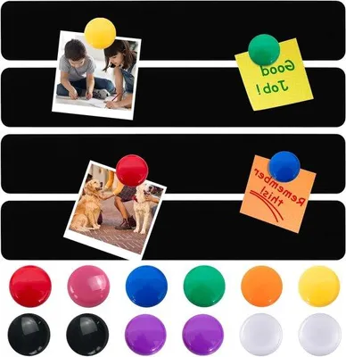Produktbild von Famanu Magnetboard und Memoboard - 30 x 5 cm - Schwarz