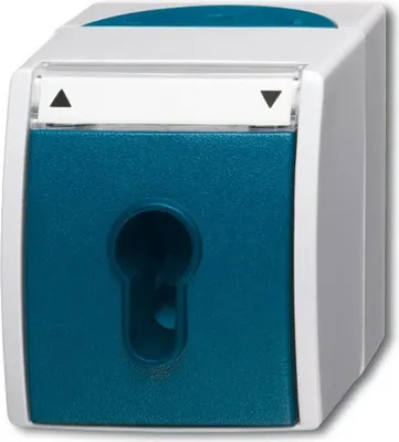 Image de Busch-Jaeger 2712 SLW-53. nombre de pôles : 2P, couleur du produit : gris, blanc. Tension d'entrée AC : 250 V. Largeur : 74 mm, Profondeur : 55 mm, Hauteur : 83 mm (1101-0-0916)