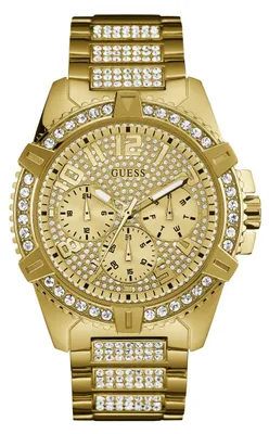 Image de Guess montre homme FRONTIER W0799G2 acier inoxydable or