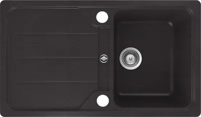Produktbild von Schock Formhaus D-100 A Nero - FOMD100AGNE+ 2 Hahnlöcher Granitspüle
