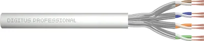Zdjęcie produktu dla DIGITUS CAT 6A U/FTP Twisted Pair Roh-Patchkabel, 100m, grau