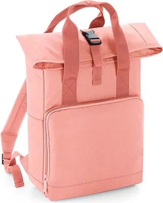 Produktbild von BagBase BG118 | Rucksack Twin Handle Roll-Top Backpack - 28 x 38 x 12 cm - Farbe: Blush Pink - Größe: 28 x 38 x 12 cm