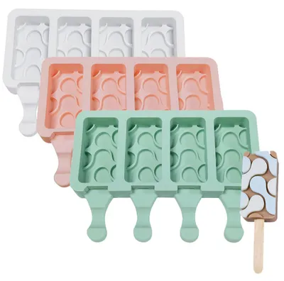 Produktbild von Eisform aus Silikon, BPA-frei, wiederverwendbare Eisform in Lebensmittelqualität für Kinder