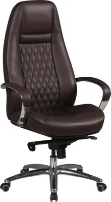 Produktbild von Amstyle Bürostuhl AUSTIN Echt-Leder Braun Schreibtischstuhl 120KG Chefsessel hohe Rückenlehne mit Kopfstütze X-XL hoc; SPM1.300