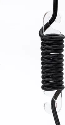 Zdjęcie produktu dla Akrylowy skracacz kabla do lampy skracacz kabla długość 15cm tekstylny skracacz kabla regulacja długości kabla przezroczysty przezroczysty