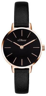 Produktbild von s.Oliver Damenuhr - Rund - Roségold - 28 mm - Elegante Damenuhr aus Metall mit Q